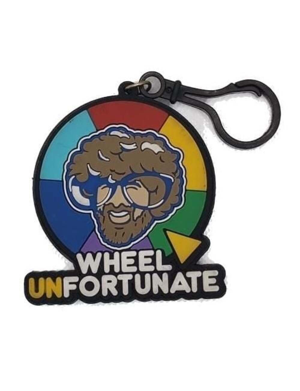 Dude Perfect Wheel Unfortunate Rubber Keychain